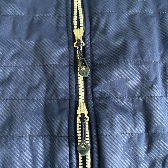 Peter Millar Hyperlight Merge Hybrid Jacket Medium Blue Camouflage - Picture 9 of 14